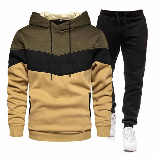 2024 Fashion Men's Tracksuit Sets Hoodie and Pants Women Solid Color Hooded Pullover+Pants Suit Casual Sportswear Sets Male - Image 5