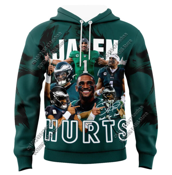 Autumn and Winter Hot Selling New Philadelphia Eagles 3D Digital Printed Warm Hooded Sweatshirt Men's Street Fashion Clothing - Image 9