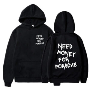 Funny Need Money Letter Printed Hooded Sweatshirt Fashion Design Men Women Fleece Autumn and Winter Couple Casual Tops