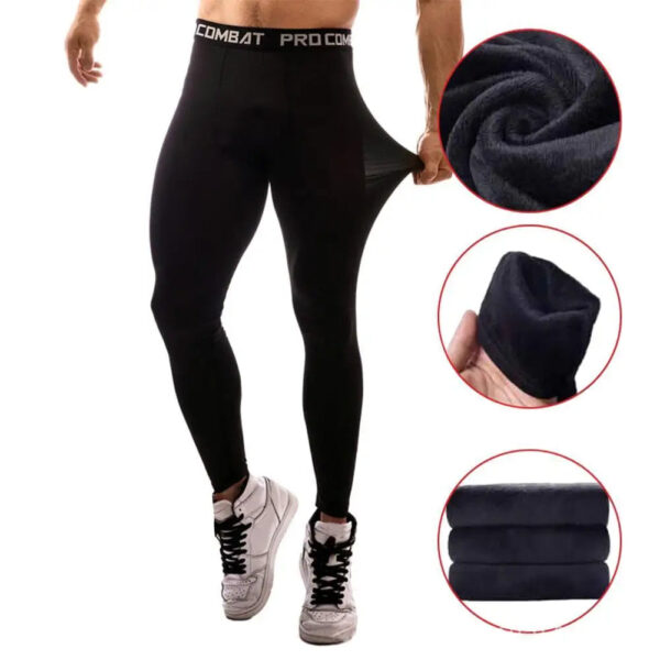 New Men's Compression Pants Male Tights Leggings For Running Training Sport Fitness Quick Dry Fit Joggings Workout Trousers - Image 2