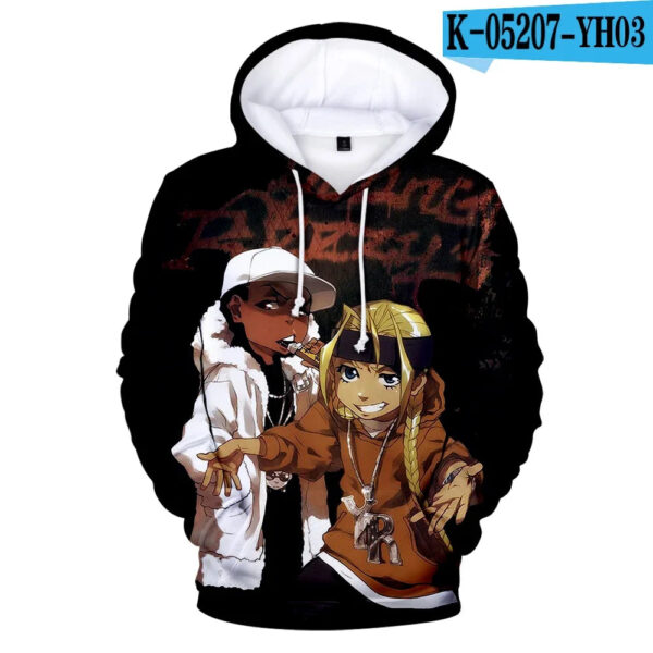 The Boondocks Hoodies 3D fashion Long Sleeve Sweatshirt Men's Hoodie adult Casual Harajuku Streetwear Unisex Oversized Clothes - Image 9