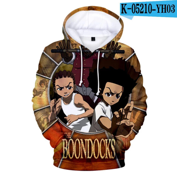 The Boondocks Hoodies 3D fashion Long Sleeve Sweatshirt Men's Hoodie adult Casual Harajuku Streetwear Unisex Oversized Clothes - Image 12