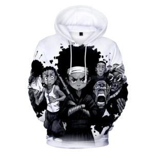 The Boondocks Hoodies 3D fashion Long Sleeve Sweatshirt Men's Hoodie adult Casual Harajuku Streetwear Unisex Oversized Clothes