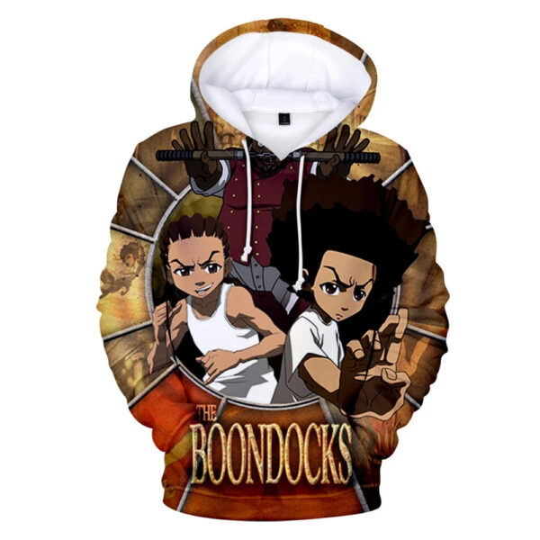 The Boondocks Hoodies 3D fashion Long Sleeve Sweatshirt Men's Hoodie adult Casual Harajuku Streetwear Unisex Oversized Clothes - Image 2