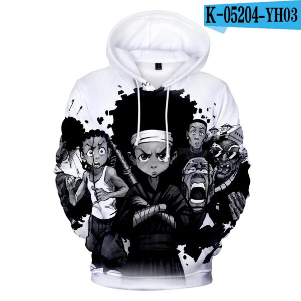 The Boondocks Hoodies 3D fashion Long Sleeve Sweatshirt Men's Hoodie adult Casual Harajuku Streetwear Unisex Oversized Clothes - Image 7