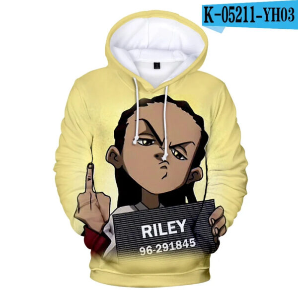 The Boondocks Hoodies 3D fashion Long Sleeve Sweatshirt Men's Hoodie adult Casual Harajuku Streetwear Unisex Oversized Clothes - Image 13