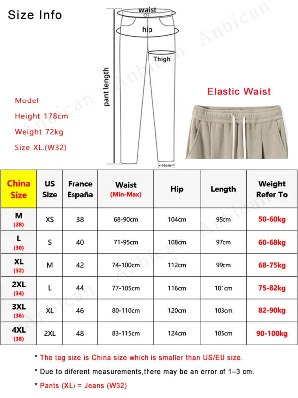 Winter Men's Sweatpants Korean Fashion Thick Warm Fleece Wide Leg Straight Loose Track Pants Male Casual Thermal Velvet Trousers - Image 6