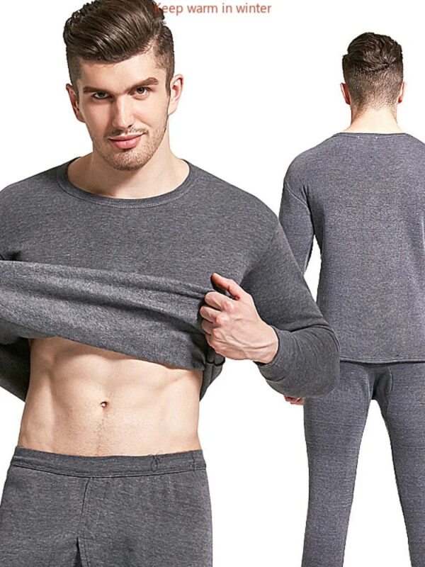 Winter Thermal Underwear Long Johns Men's Keep Warm Tops+Pants Two-piece Set Thick Clothes Comfortable Thermo Underwear Sets - Image 5