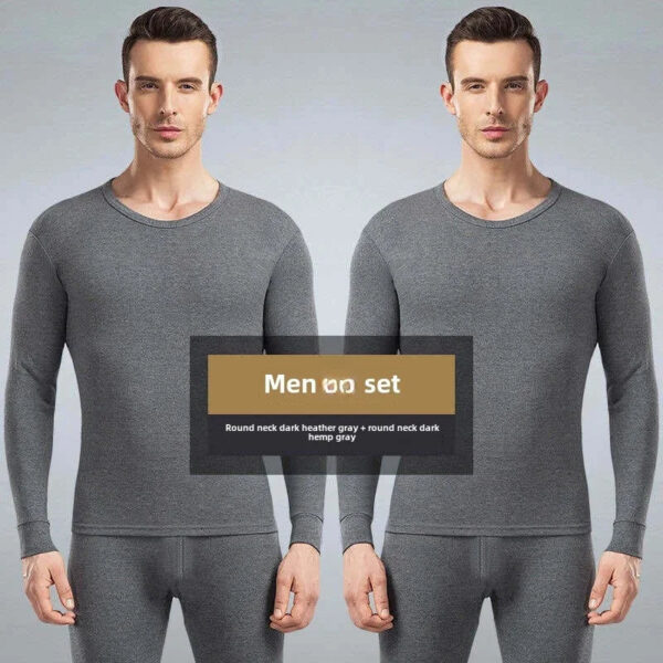 Winter Thermal Underwear Long Johns Men's Keep Warm Tops+Pants Two-piece Set Thick Clothes Comfortable Thermo Underwear Sets - Image 3